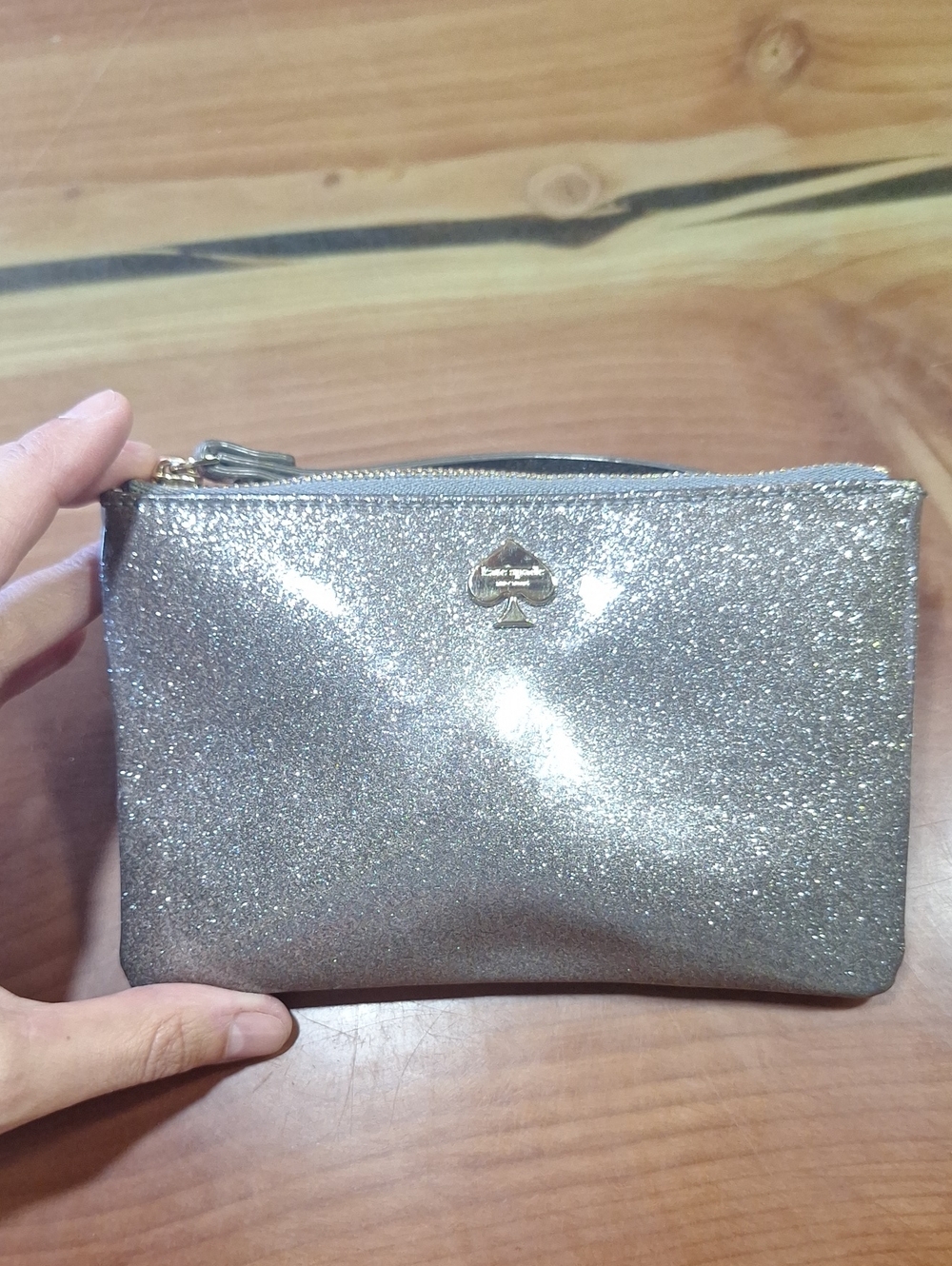 Kate Spade Sparkly Zip Wristlet NWOT